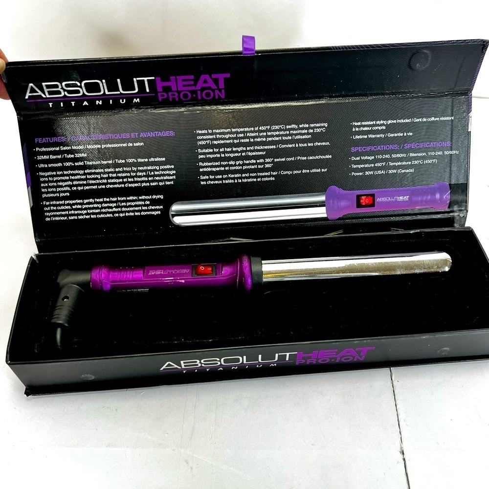 Hair Straightening Iron Titanium